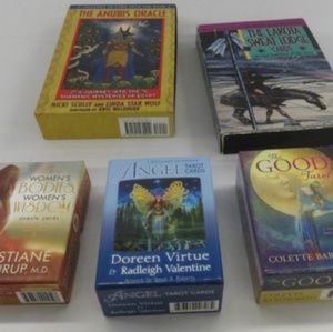 Lot of 5 Tarot & Oracle cards decks